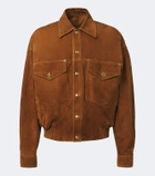 Versace Suede blouson jacket