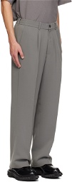N.Hoolywood Gray Drawstring Trousers