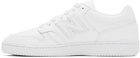 New Balance White 480 Sneakers