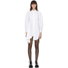 Enfold White Back Gather Tunic Dress