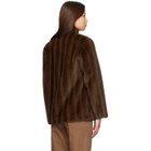 Nothing Written Brown Misha Faux Fur Jacket