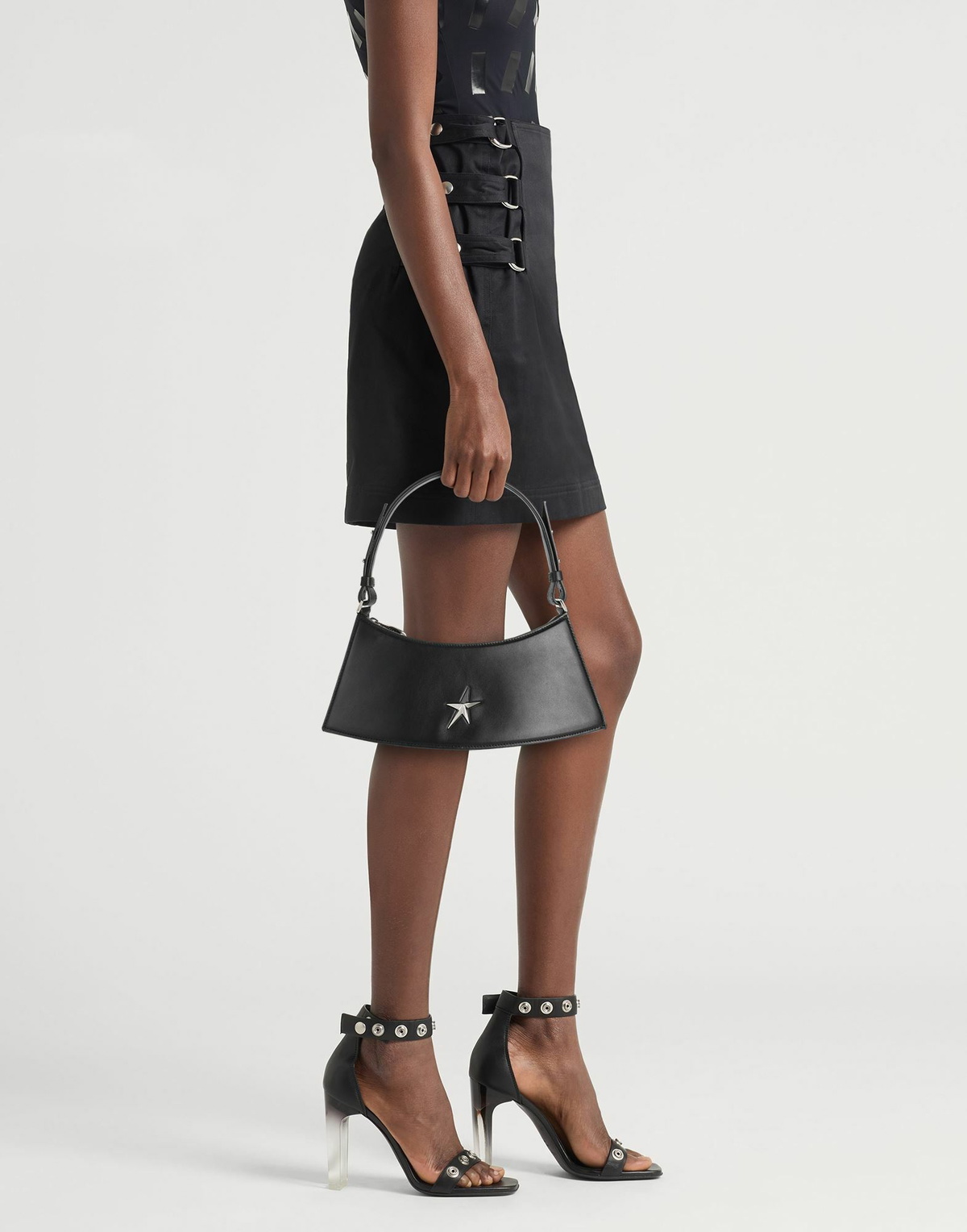 Mugler Womens Shoulder bag in Black
