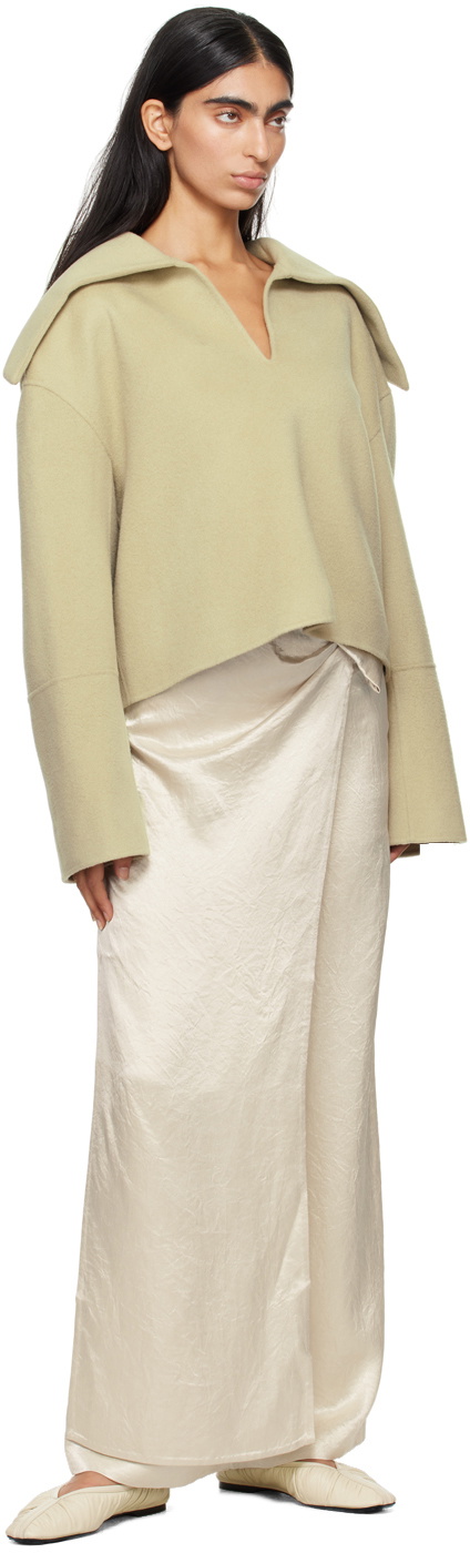 Nanushka Khaki Maxi Sweater