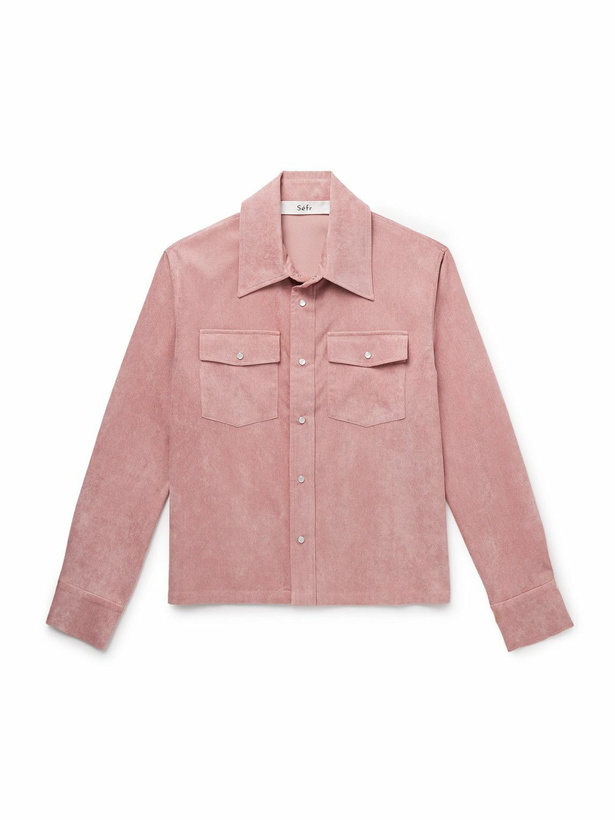 Photo: Séfr - Maurice Corduroy Overshirt - Pink