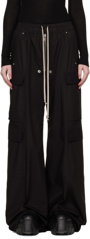 Photo: Rick Owens Black Temple Cargobelas Cargo Pants
