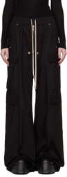 Rick Owens Black Temple Cargobelas Cargo Pants