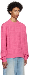 AMBUSH Pink Monogram Sweater