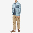 RRL Men's Universal Check Shirt in Blue