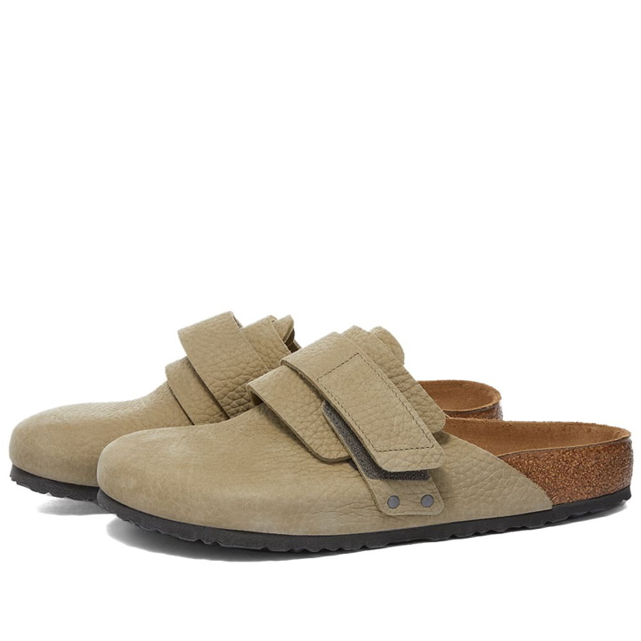 Photo: Birkenstock Men's Nagoya in Faded Khaki Desert Buck