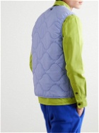 ARKET - Aaro Quilted Recycled-Shell Gilet - Blue