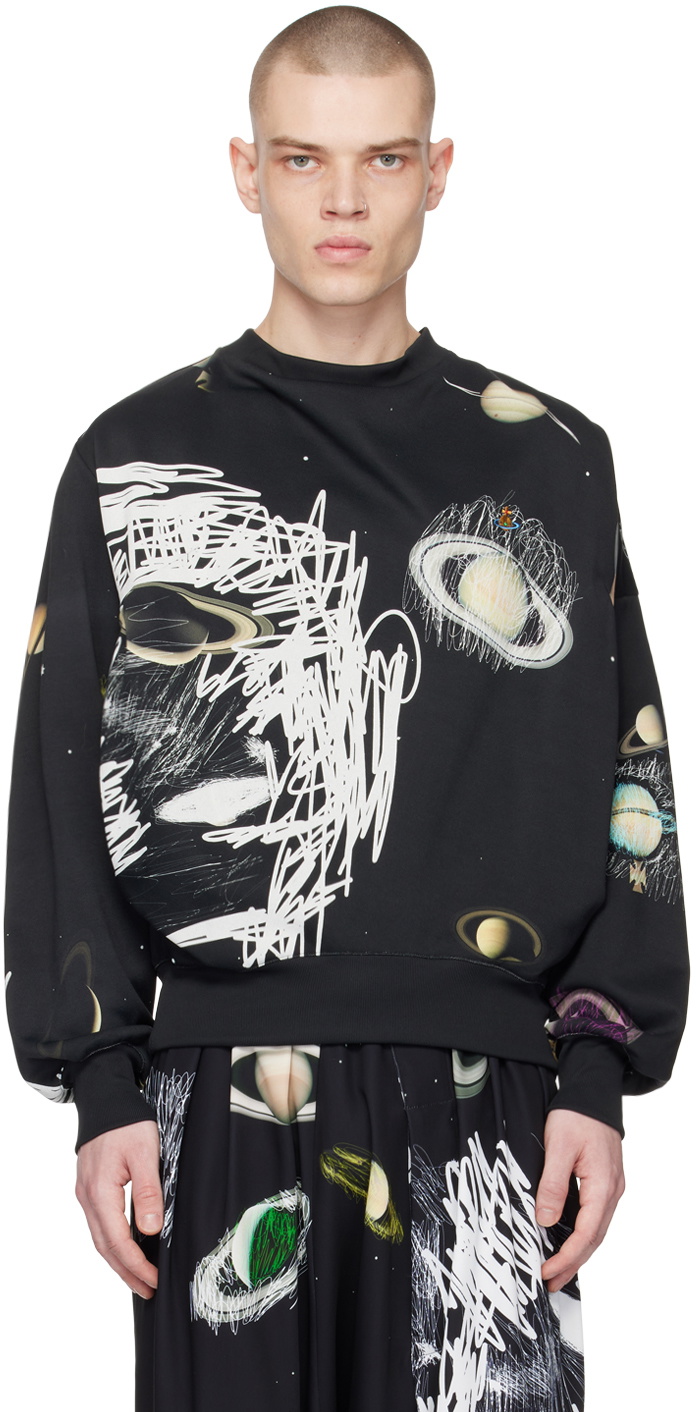 Vivienne Westwood Black Drunken Sweatshirt Vivienne Westwood