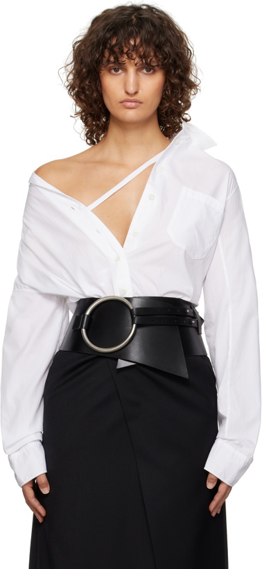 Photo: Ann Demeulemeester Black Aida Metal Ring Belt
