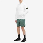 Stone Island Men's Garment Dyed Popover Hoodie in White