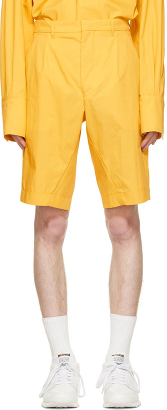 Photo: Bianca Saunders Yellow Cotton Shorts