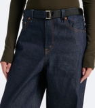 Sacai Belted wide-leg jeans