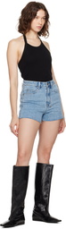 Ksubi Blue Rise N Hi Authentik Denim Shorts