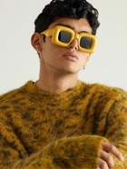 Loewe - Inflated Square-Frame Acetate Sunglasses