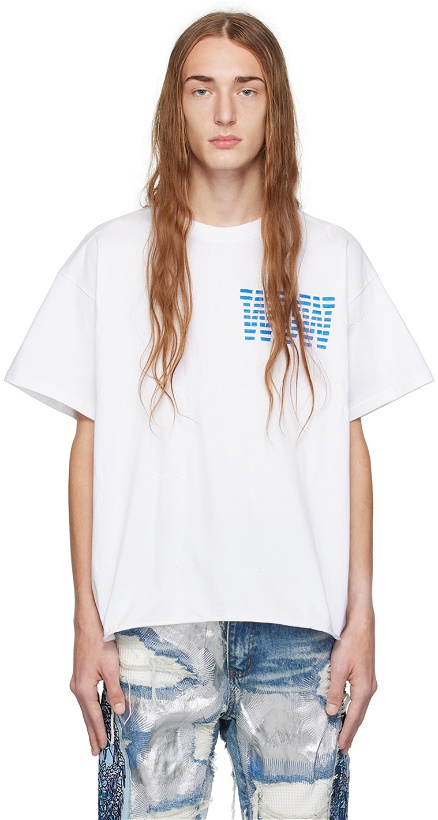 Photo: Who Decides War White 'WDW' Link T-Shirt
