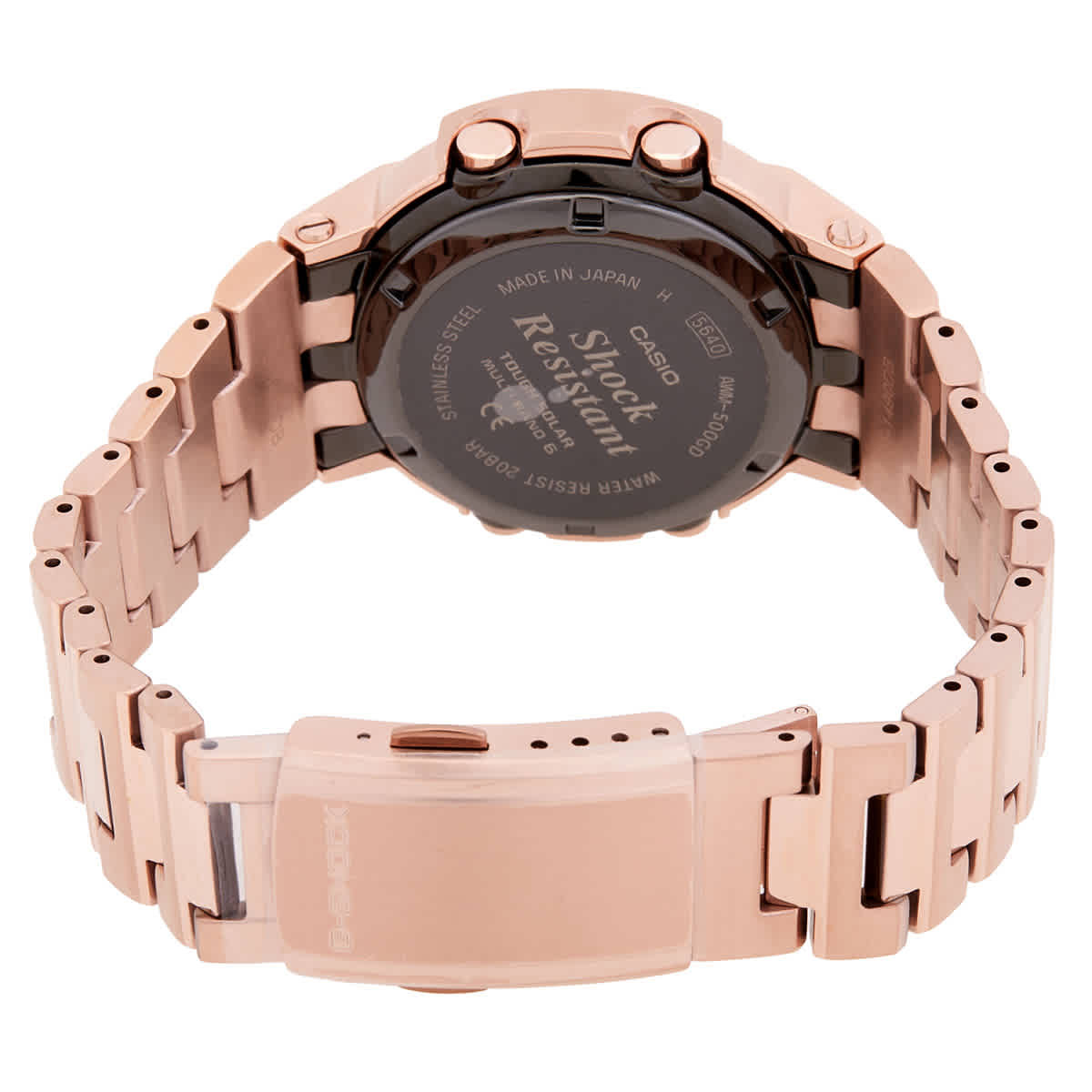 Casio G-Shock AWM-500 Series Quartz Analog-Digital Rose Gold Dial Watch AWM-500GD-4ADR