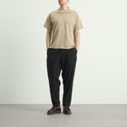 Universal Works Men's Rugby Jersey Oversized Vacation Polo in Sand