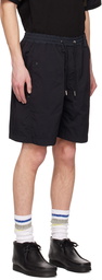 sacai Black Patch Pocket Shorts