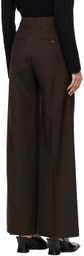 Filippa K Brown Darcey Wool Trousers