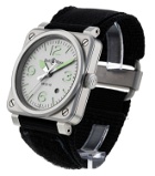 Bell and Ross BR03-92 BR0392-GR-ST/SCA