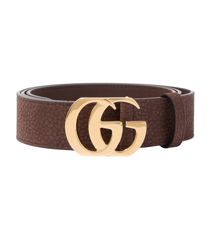 Photo: Gucci Cut GG Marmont leather belt