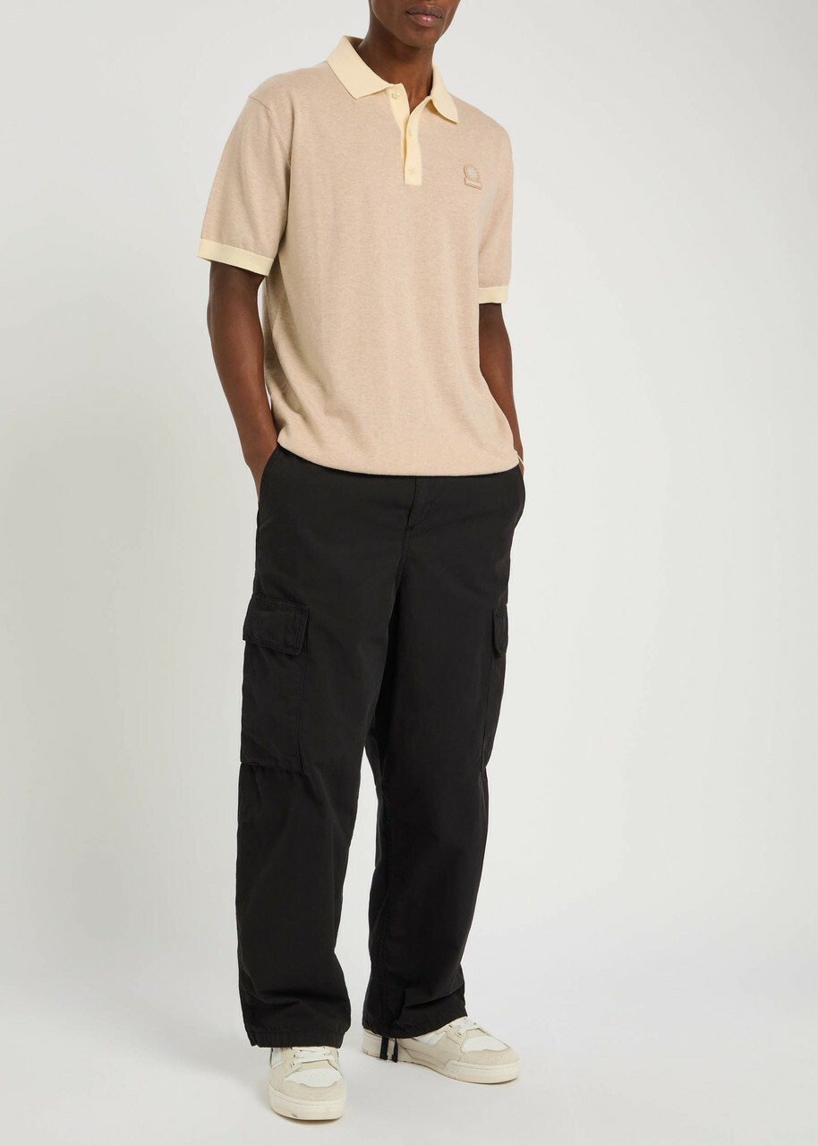 Sandbanks Logo-appliquéd Cotton Polo Shirt Grey