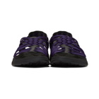 Malibu Sandals Purple and Black Nylon Canyon Sandals