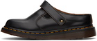 Dr. Martens Black Isham Slingback Mules