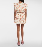 LoveShackFancy Nora floral cotton crop top