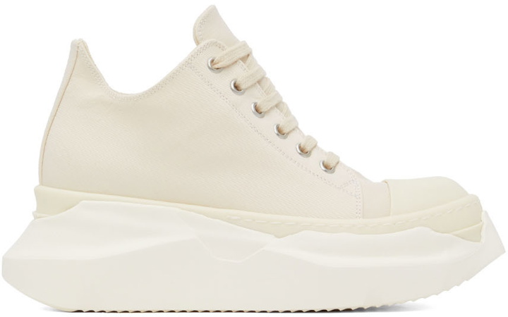 Photo: Rick Owens Drkshdw Off-White Abstract Sneakers