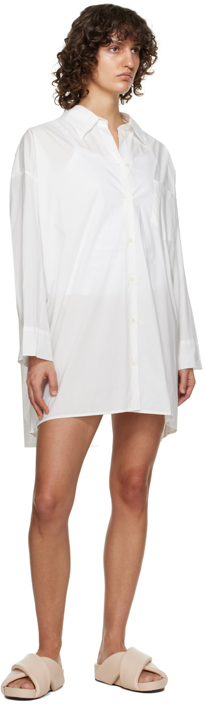 Deiji Studios White 'The Shirt' Midi Dress