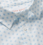 DEREK ROSE - Milan 12 Printed Linen Shirt - White
