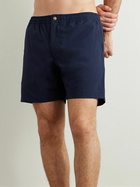 Polo Ralph Lauren - Prepster Straight-Leg Mid-Length Recycled Swim Shorts - Blue