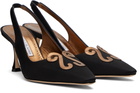 Manolo Blahnik Black Durbar Heels