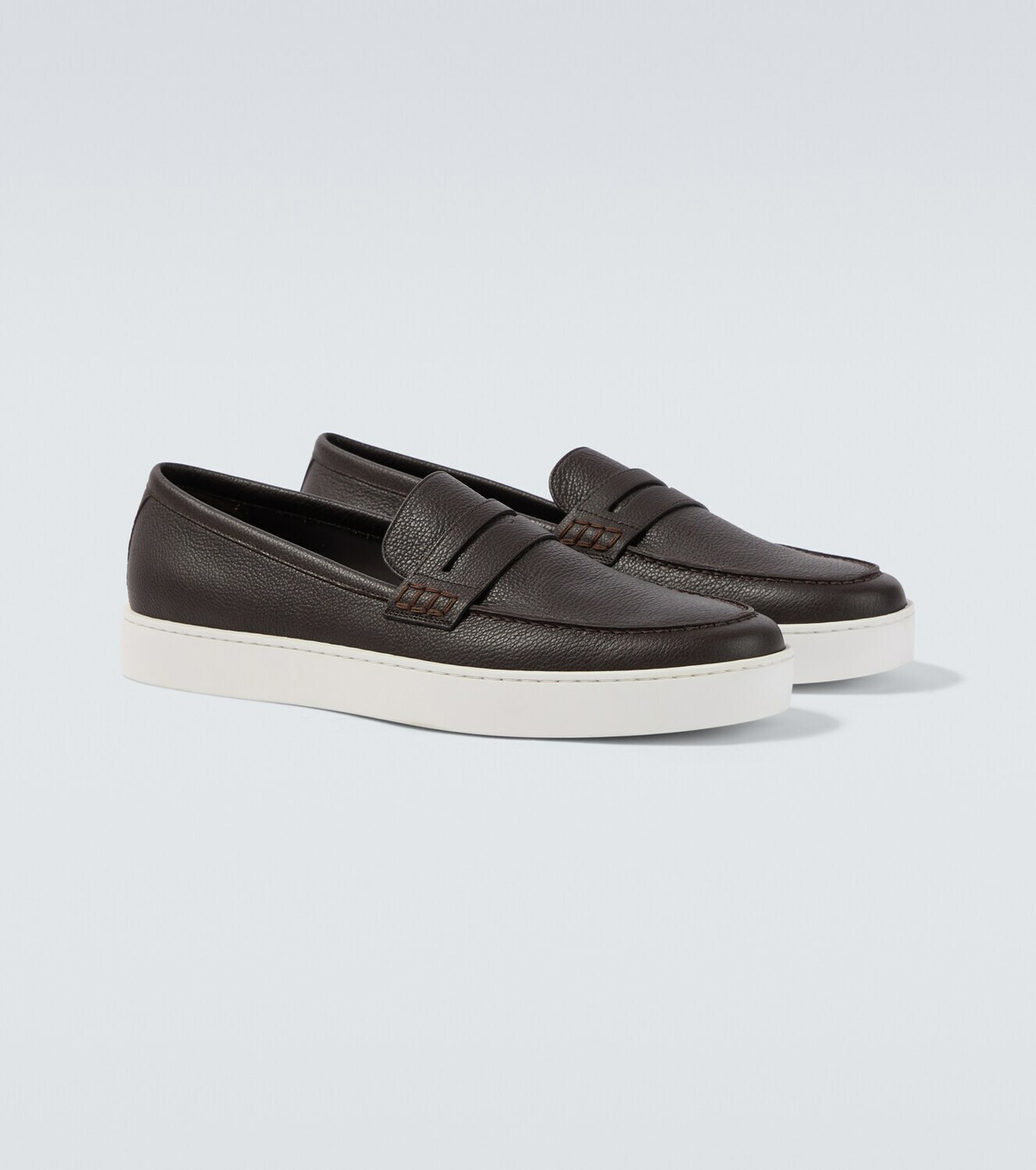 Manolo Blahnik Ellis leather loafers