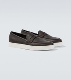 Manolo Blahnik Ellis leather loafers