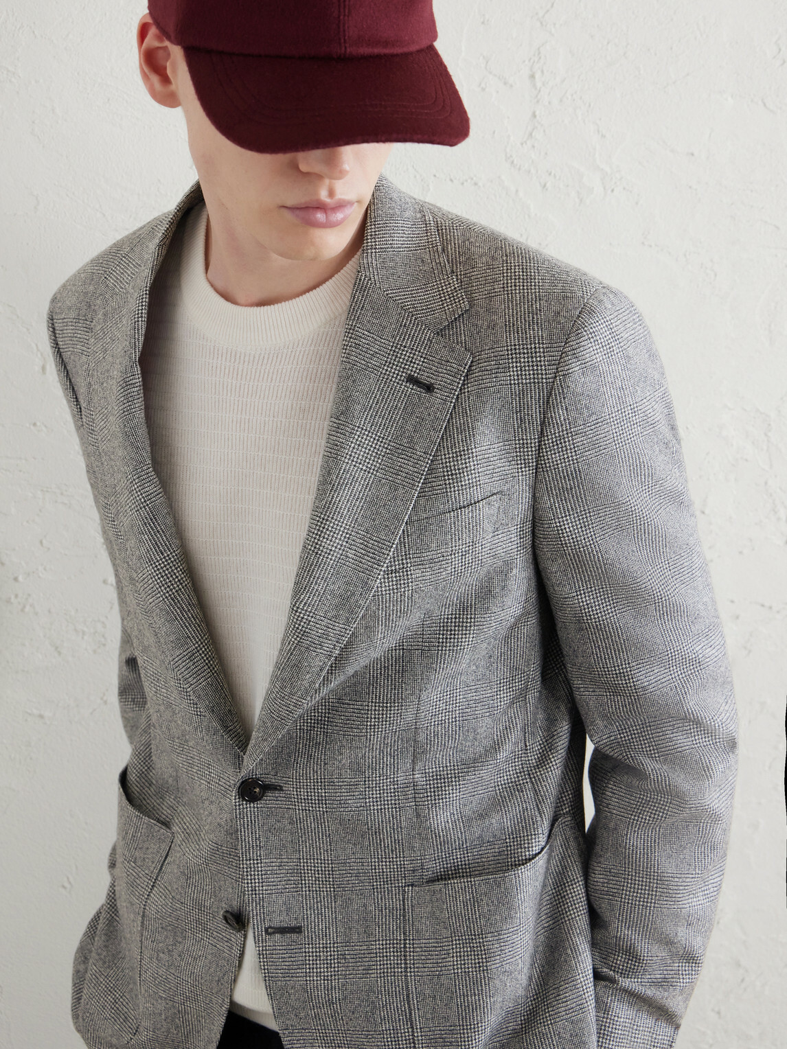 Canali - Prince of Wales Wool Blazer - Gray