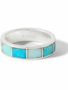 Peyote Bird - Skye Silver Turquoise Ring - Blue