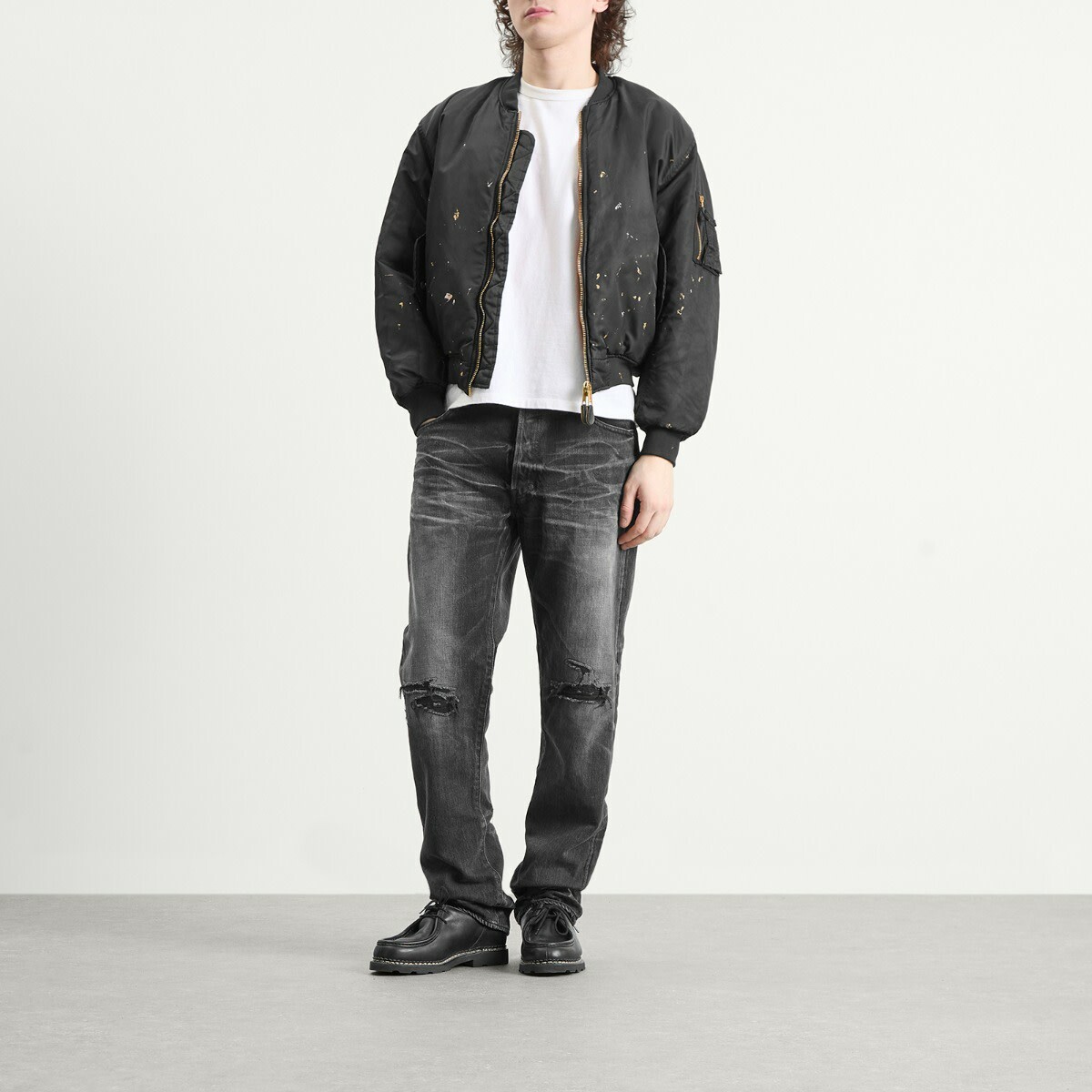 Mastercraft Union Men's Edo Straight Fit Jeans in Black