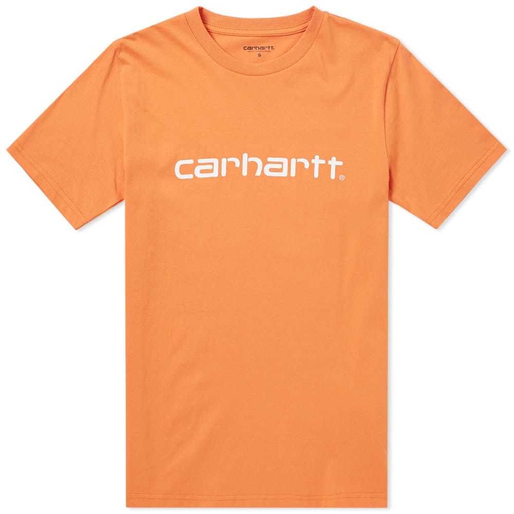 Carhartt Retro Script Tee Orange Carhartt WIP