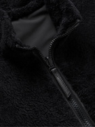 Yves Salomon - Reversible Leather-Trimmed Shearling and Shell Gilet - Black