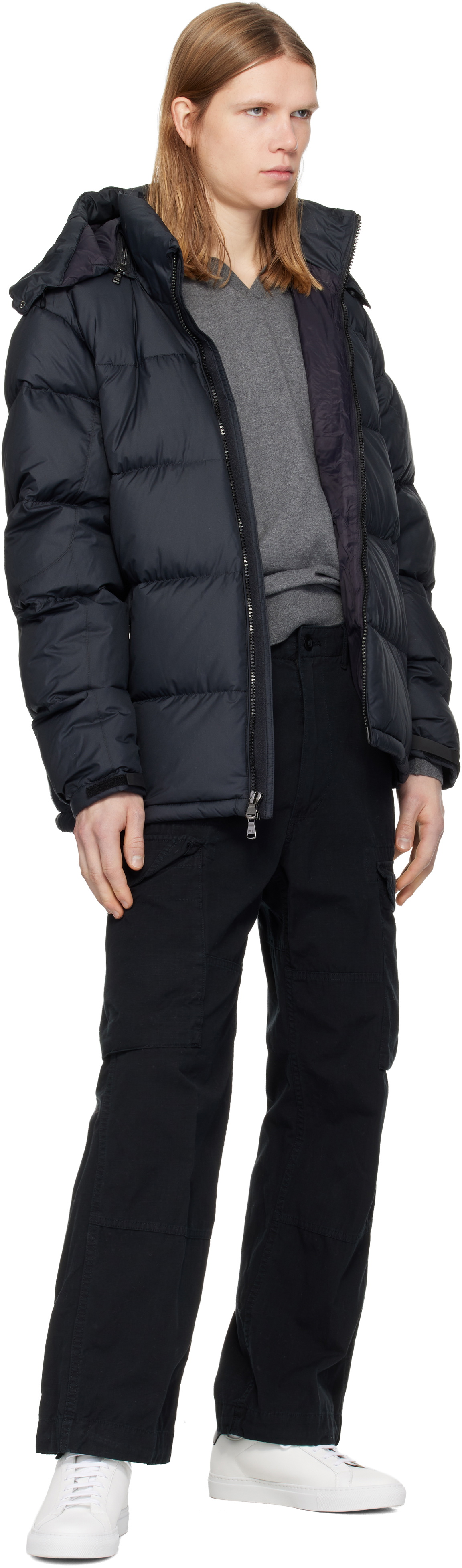 Polo Ralph Lauren Black Cotton Ripstop Cargo Pants