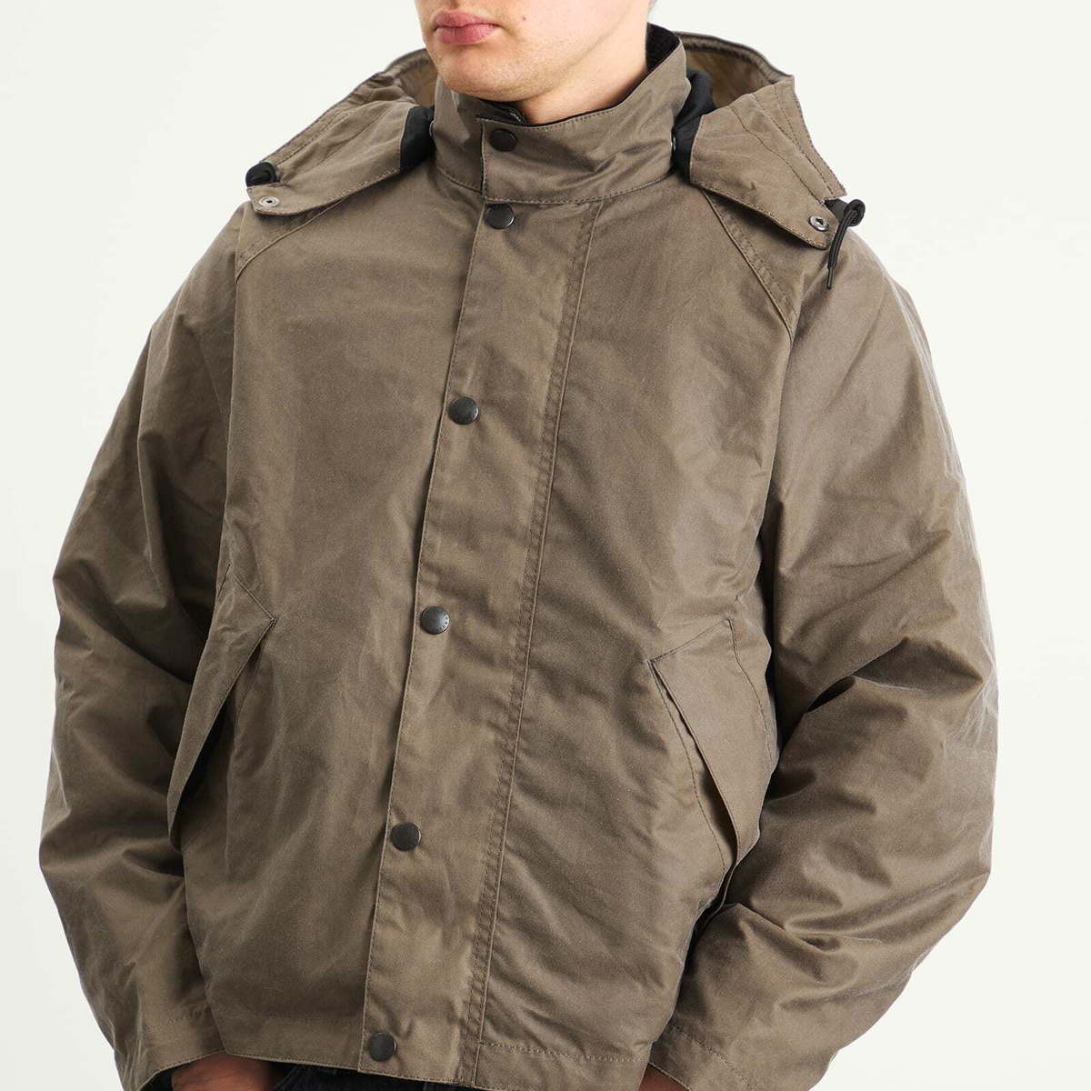 Barbour Men's x Margaret Howell Transport Wax Jacket in Kelp Barbour