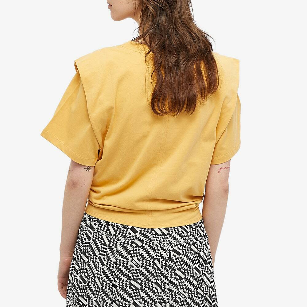 Isabel Marant Women's Zelika Cropped Knotted T-Shirt in