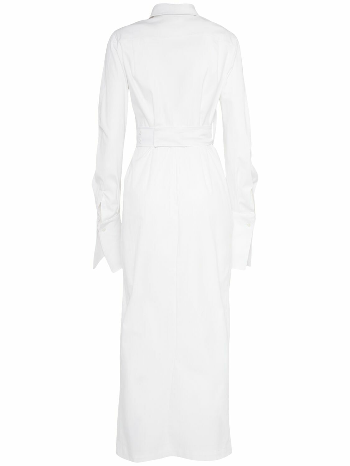 パーティードレス Max Mara BALZAC - Cotton twill dress MAX MARA Balzac Washed Cotton Twill Shirt Dress Max Mara