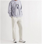 FLAGSTUFF - Printed Mélange Cotton-Blend Jersey Sweatshirt - Gray