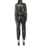 Dries Van Noten - Studded slim leather pants